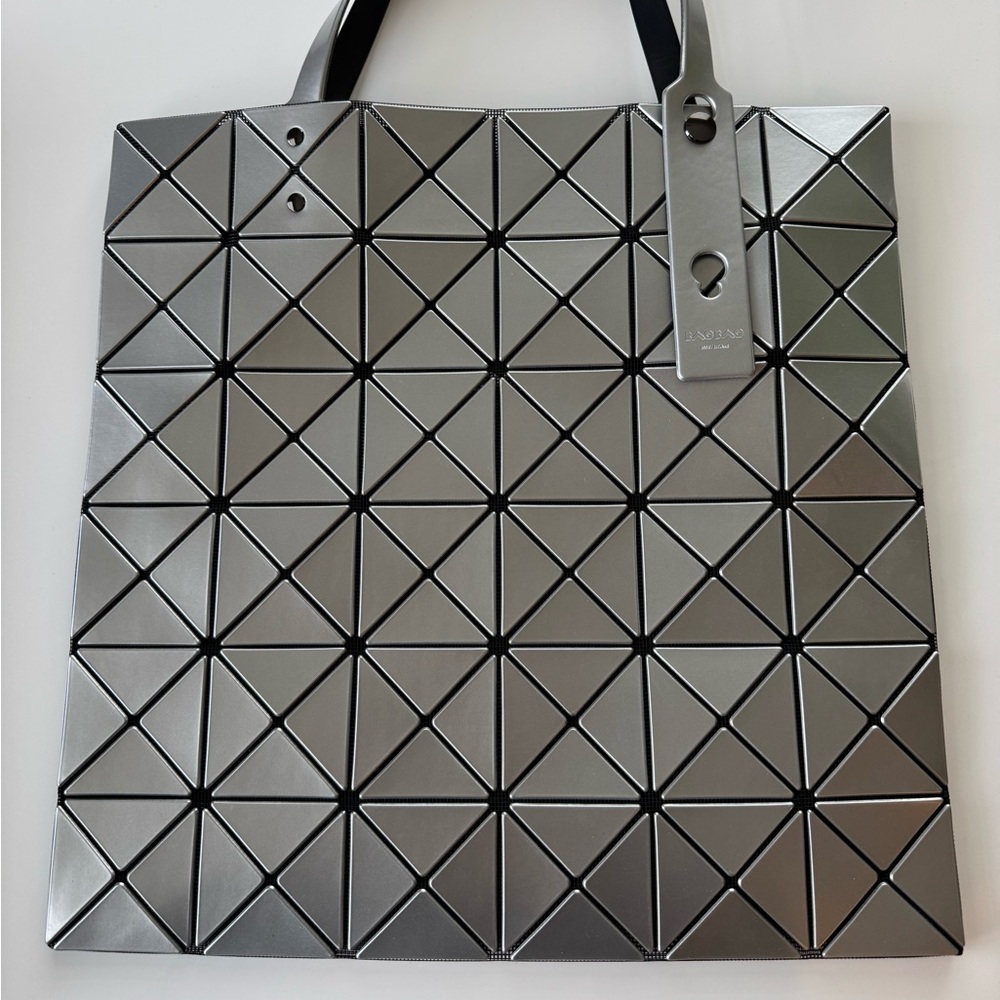 ISSEY MIYAKE BAO BAO LUCENT TOTE BAG SILVER COLOR